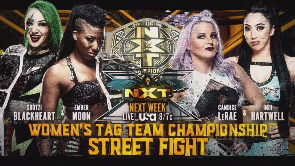 WWE NXT anuncia dos combates importantes para la próxima semana