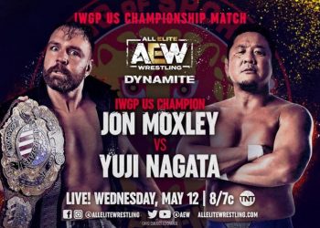 Jon Moxley defenderá el Campeonato IWGP de Estados Unidos en AEW Dynamite ante Yuji Nagata