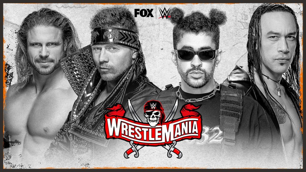 Bad Bunny y Damian Priest se enfrentarán a The Miz y John Morrison en WrestleMania 37