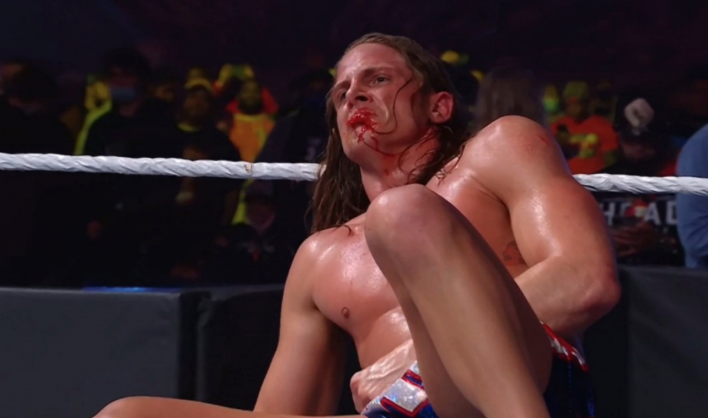 Detalles de la derrota de Riddle en WrestleMania 37.