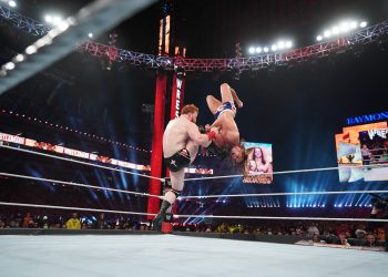 Sheamus y Riddle en WrestleMania 37
