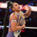 Bianca Belair no está feliz con su primer reinado Bianca Belair consiguiendo su primer título en WWE