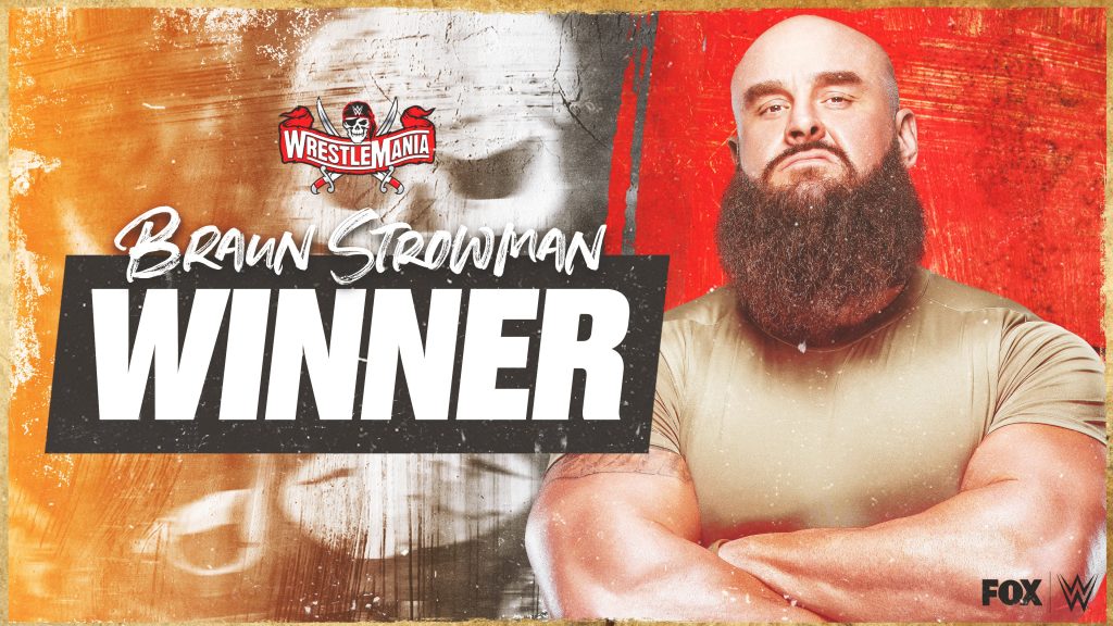 Braun Strowman derrota a Shane McMahon en WrestleMania 37
