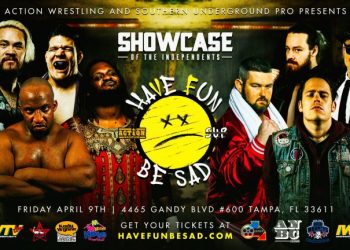 Resultados ACTION Wrestling & SUP Have Fun, Be Sad