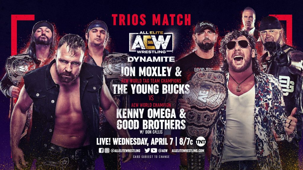 Resultados AEW Dynamite 7 de abril de 2021