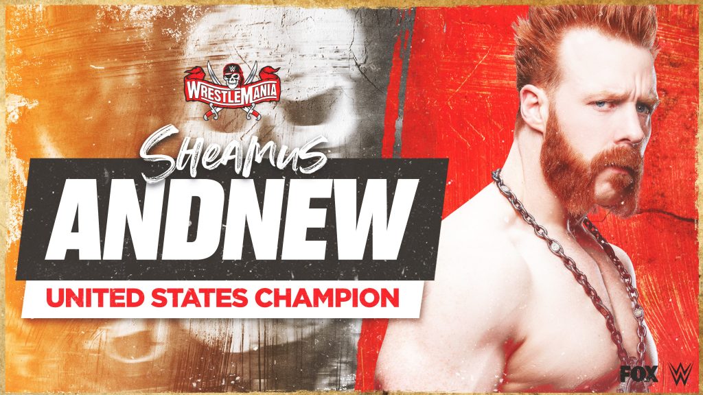 Sheamus gana el Campeonato de Estados Unidos en WrestleMania 37