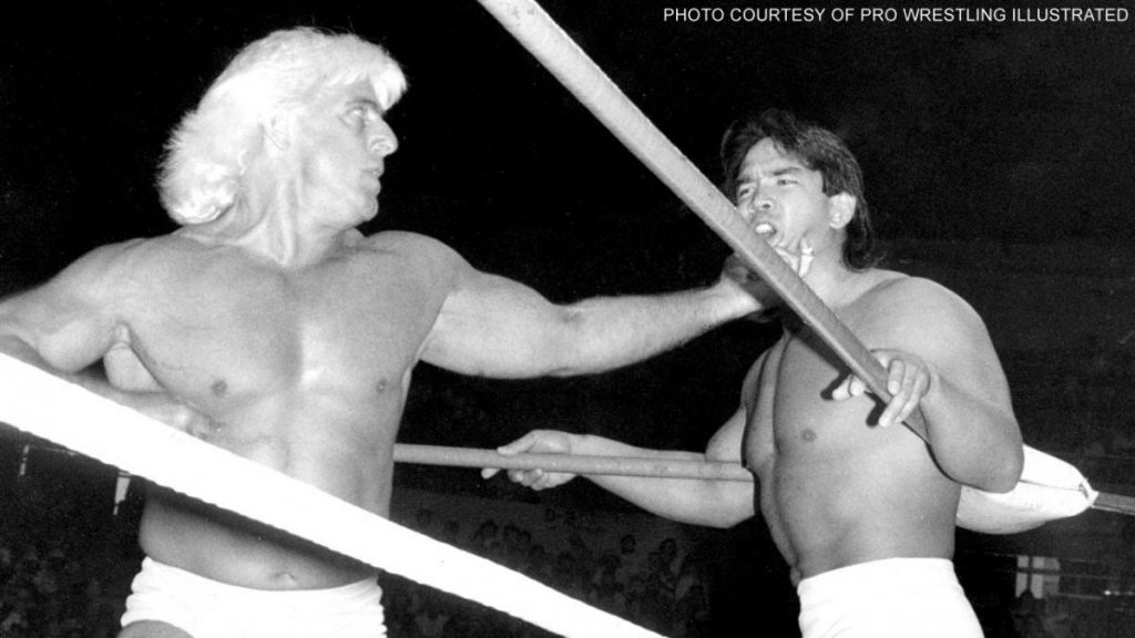 Flair y Steamboat en WrestleWar 1989
