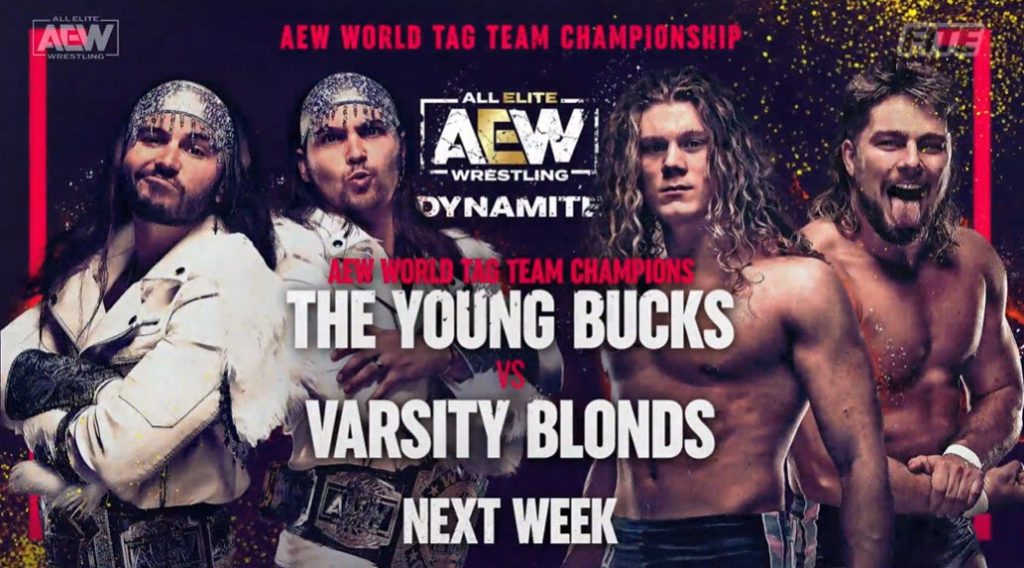 All Elite Wrestling anuncia diversos combates para el siguiente AEW Dynamite