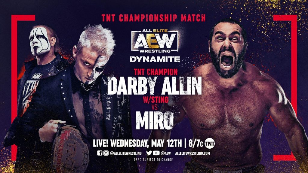 Miro optará a ganar el TNT Championship la próxima semana en AEW Dynamite
