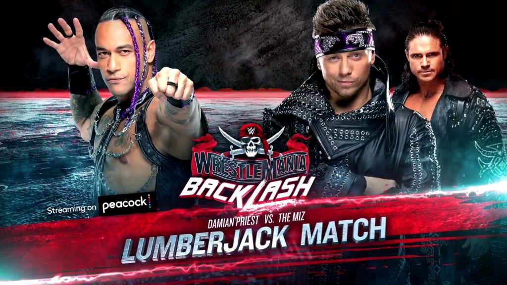 The Miz se enfrentará a Damian Priest en un Lumberjack Match en WrestleMania Backlash 2021