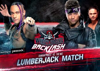The Miz se enfrentará a Damian Priest en un Lumberjack Match en WrestleMania Backlash 2021