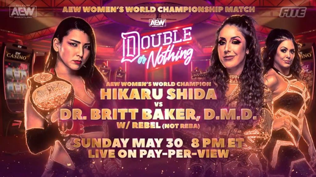Apuestas AEW Double or Nothing: Hikaru Shida vs. Britt Baker