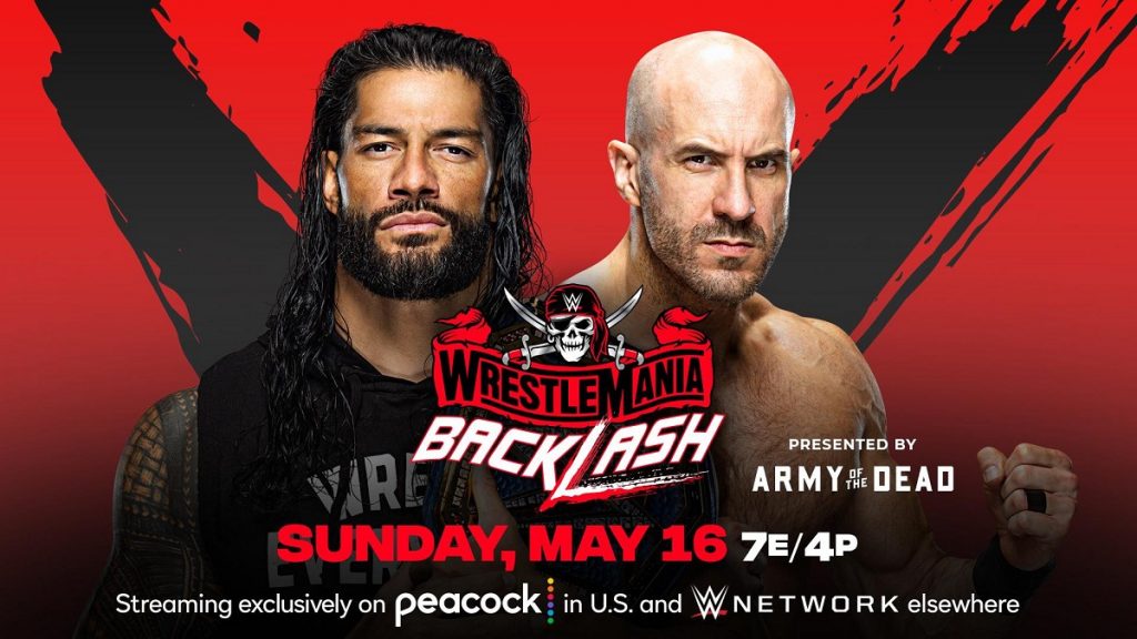 Apuestas WWE WrestleMania Backlash: Roman Reigns vs. Cesaro