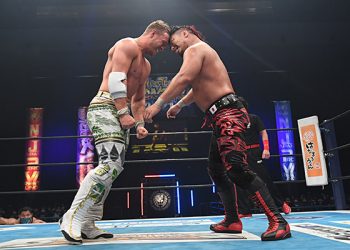 Will Ospreay y Shingo Takagi en NJPW Wrestling Dontaku