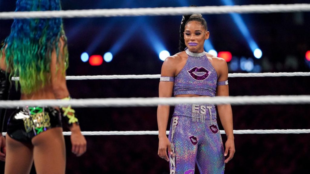 Sasha Banks y Bianca Belair en WrestleMania 37