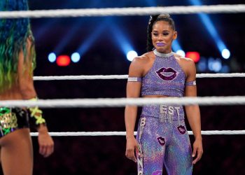 Sasha Banks y Bianca Belair en WrestleMania 37