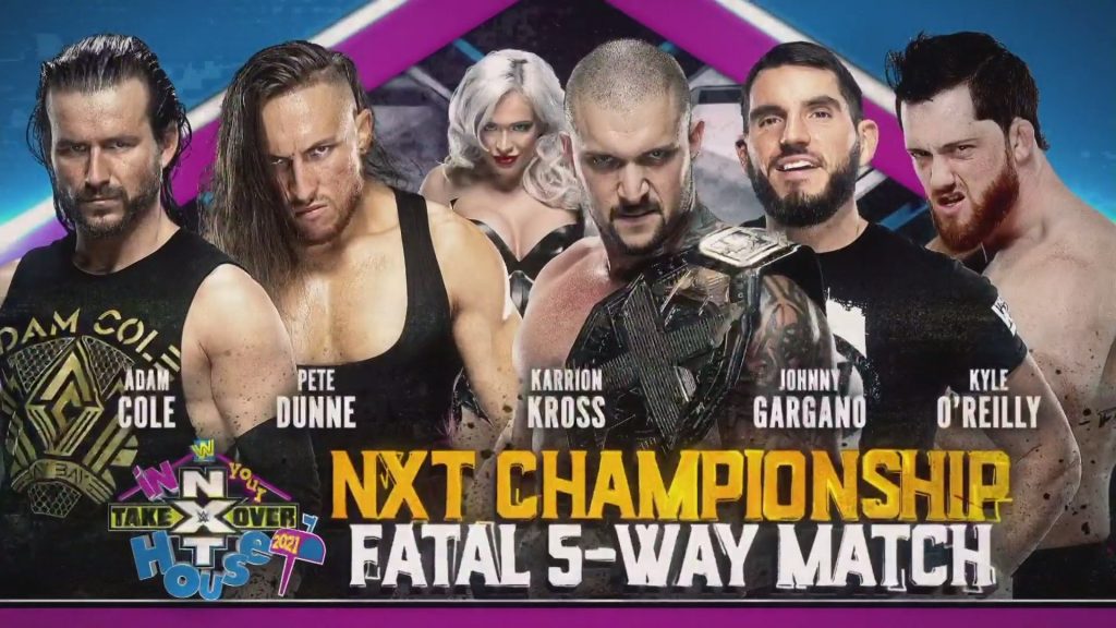 Karrion Kross se enfrentará a Adam Cole, Johnny Gargano, Kyle O'Reilly y Pete Dunne en NXT TakeOver: In Your House 2021