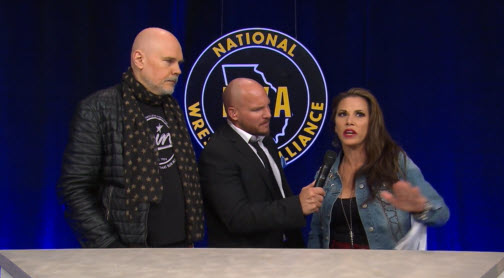 Mickie James aparece en NWA para anunciar un PPV exclusivo de mujeres