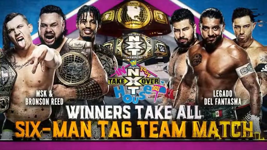 Winner Take All y el regreso del Million Dollar Championship anunciados para NXT TakeOver: In Your House 2021