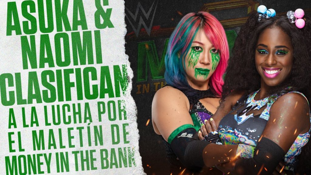 Asuka y Naomi se clasifican para la lucha femenina de escaleras de Money in the Bank 2021