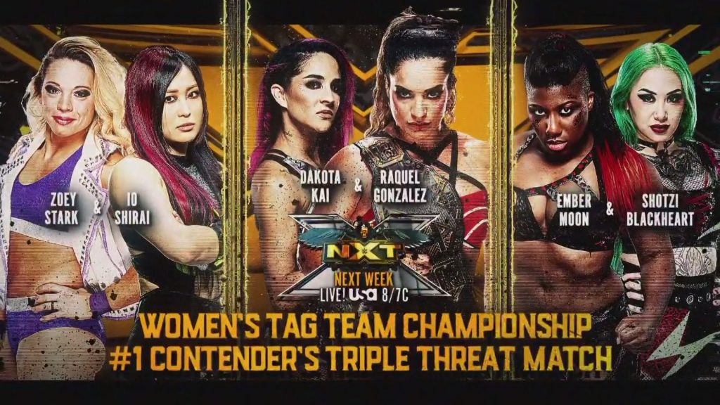 WWE NXT anuncia luchas para su próximo programa