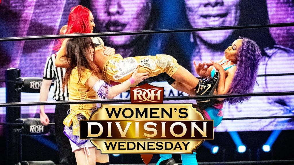 Miranda Alize, Sumie Sakai, Trish Adora y Mazzerati en ROH Women's Division Wednesday