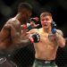 Israel Adesanya y Marvin Vettori cerca de llegar a las manos en la rueda de prensa previa a UFC 263 Israel Adesanya y Marvin Vettori cerca de llegar a las manos en la rueda de prensa previa a UFC 263