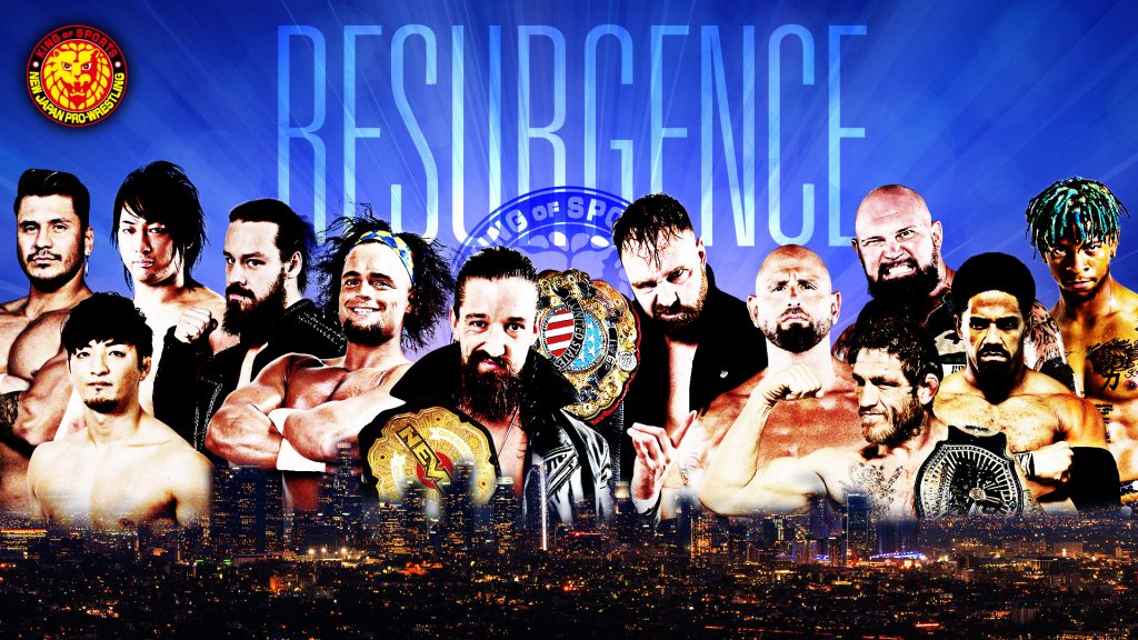 NJPW anuncia Resurgence, su primer evento en Estados Unidos en 18 meses