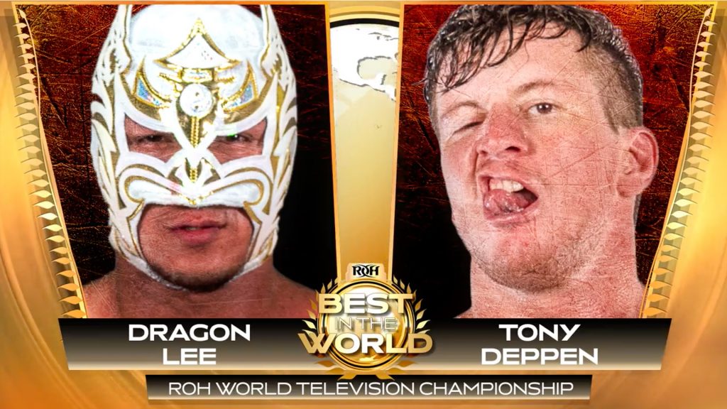 Tony Deppen defenderá el Campeonato de TV de ROH en Best in the World 2021 ante Dragon Lee