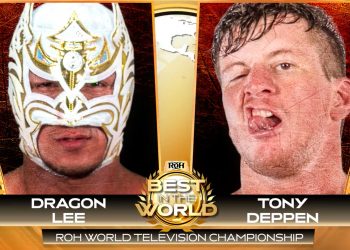 Tony Deppen defenderá el Campeonato de TV de ROH en Best in the World 2021 ante Dragon Lee