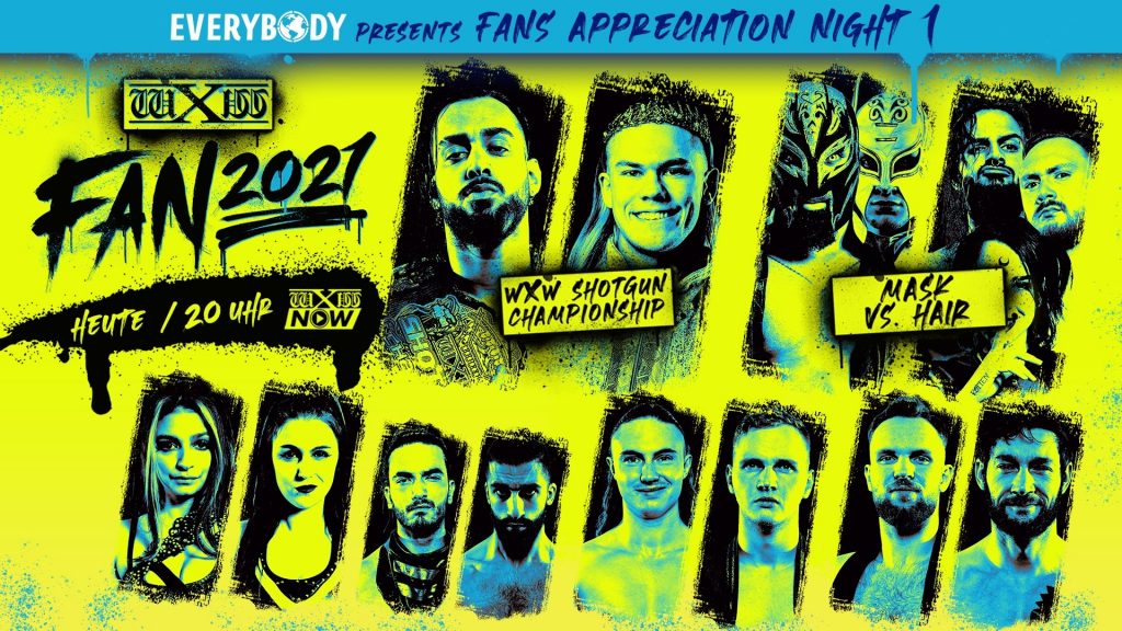 Resultados wXw Fans Appreciation Night 2021 día 1