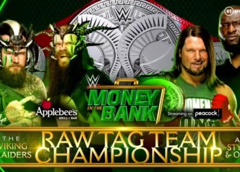 AJ Styles y Omos defenderán los Campeonatos por Parejas de Raw en WWE Money in the Bank 2021