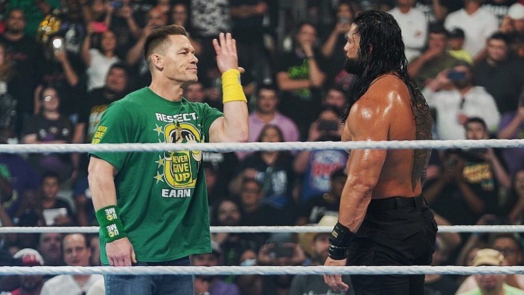 John Cena coloca a Roman Reigns en la discusión del mejor luchador de todos los tiempos