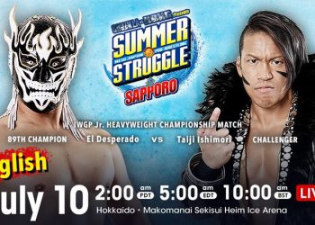 NJPW anuncia las carteleras de Summer Struggle in Sapporo