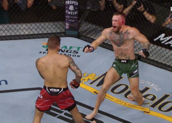 Conor McGregor se lesiona gravemente en su combate ante Dustin Poirier en UFC 264