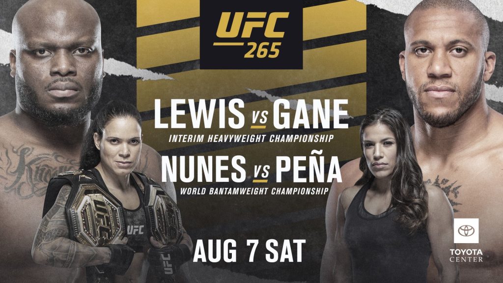 Cartelera UFC 265 actualizada: Lewis vs. Gane