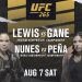 Cartelera UFC 265 actualizada: Lewis vs. Gane Cartelera UFC 265 actualizada: Lewis vs. Gane