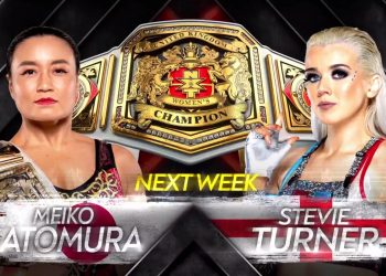 Meiko Satomura defenderá el Campeonato Femenino de NXT UK ante Stevie Turner