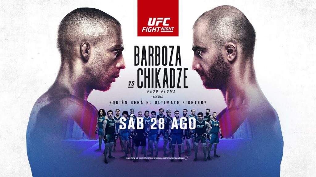 Resultados UFC Vegas 35: Barboza vs. Chikadze