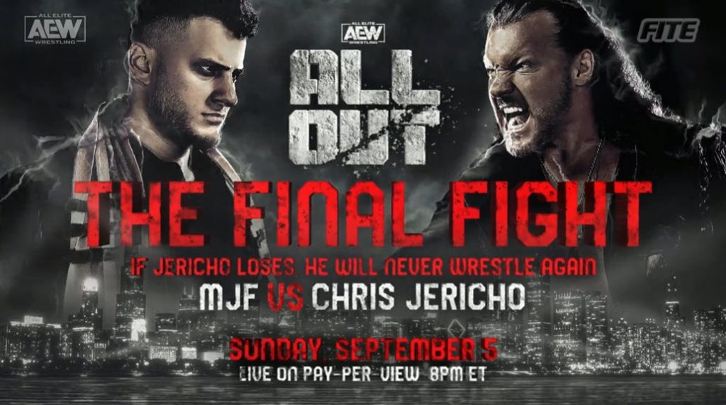Chris Jericho pondrá su carrera en juego ante MJF en All Out 2021