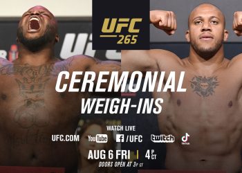 Ceremonia de pesaje UFC 265: Lewis vs. Gane