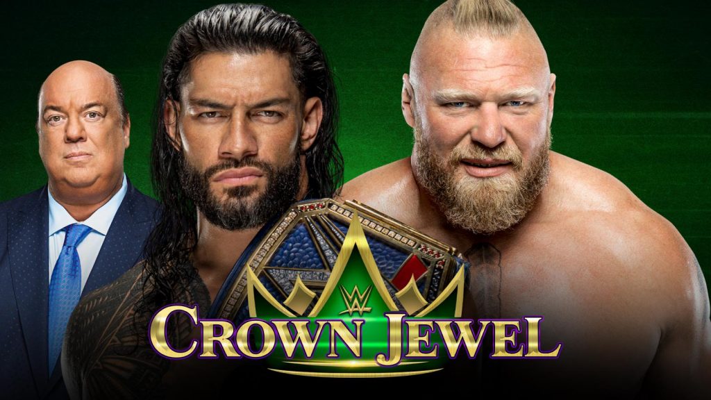 Roman Reigns defenderá el Campeonato Universal ante Brock Lesnar en Crown Jewel 2021