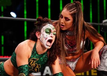 Britt Baker, sobre su mala relación con Thunder Rosa: “Sigo teniendo las mismas preguntas para ella”