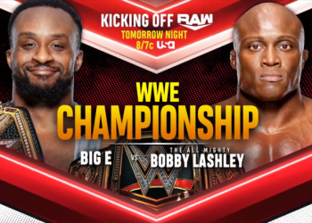 Big E defenderá el Campeonato de WWE frente a Bobby Lashley en el próximo RAW