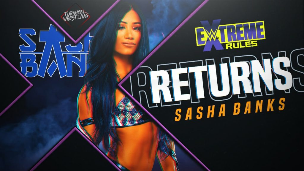 Sasha Banks regresa en Extreme Rules 2021 y ataca a Becky Lynch y Bianca Belair durante su combate