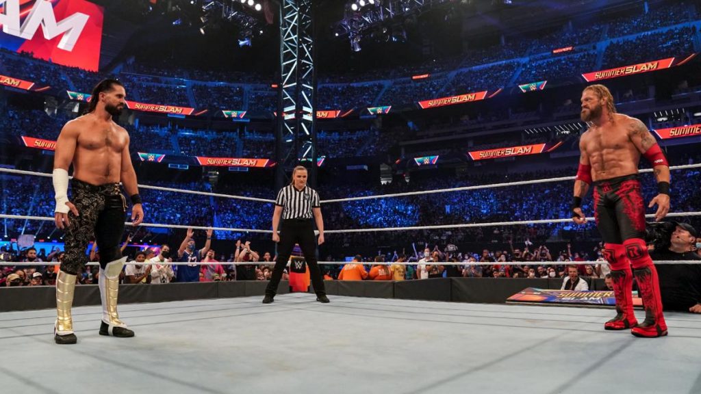 Seth Rollins y Edge podrían enfrentarse en Crown Jewel 2021