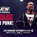 CM Punk estará en la mesa de comentaristas en AEW Dynamite