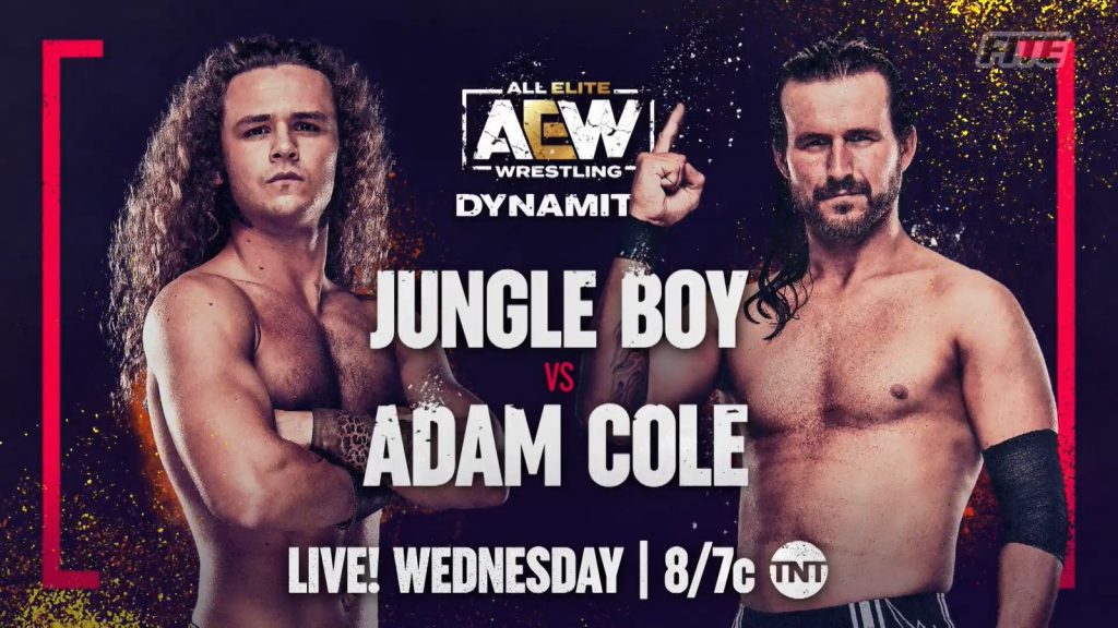 Adam Cole se enfrentará a Jungle Boy en AEW Dynamite