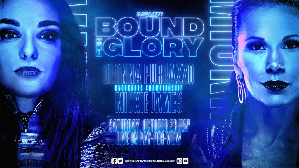 Deonna Purrazzo y Mickie James se verán las caras en Bound For Glory 2021 por el Campeonato de Knockouts