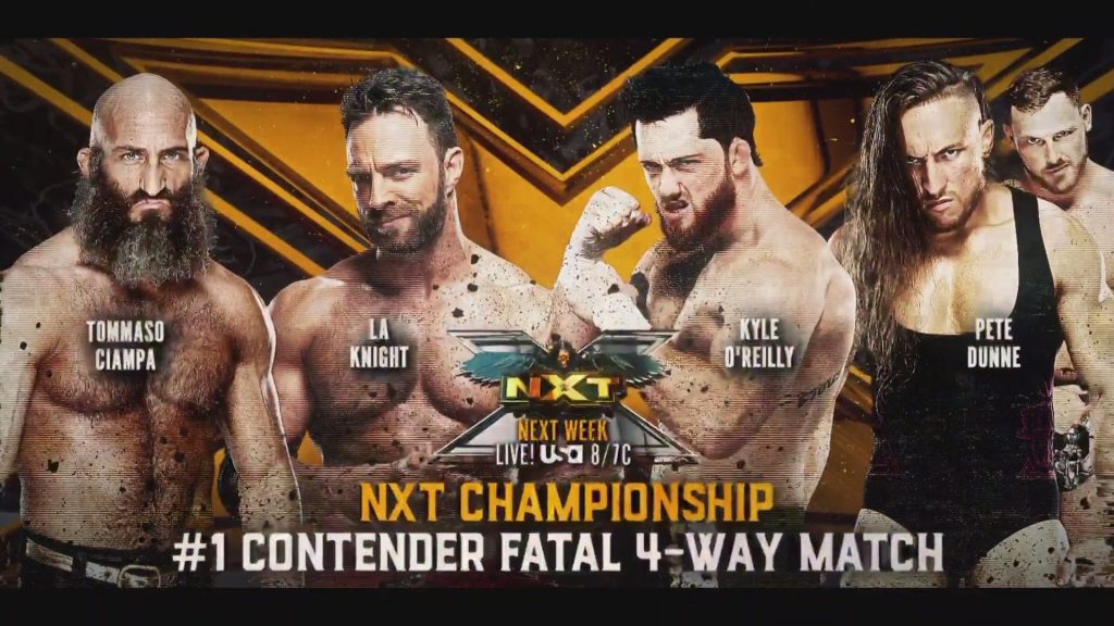 WWE anuncia una Fatal 4-Way para determinar el primer retador de Samoa Joe por el Campeonato de NXT